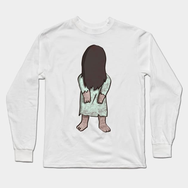 Sadako Long Sleeve T-Shirt by giulia ashidani